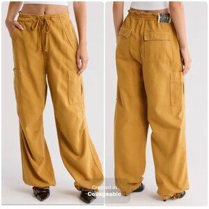 Mother Cargo Baggy Jeans 90's High Rise Contemporary Designer Street Neutral